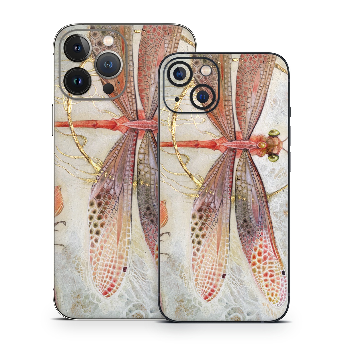 iPhone 13 Series Skin design of Watercolor paint, Botany, Flower, Illustration, Floral design, Painting, Plant, Coquelicot, Art, Still life photography, with red, yellow, gray colors