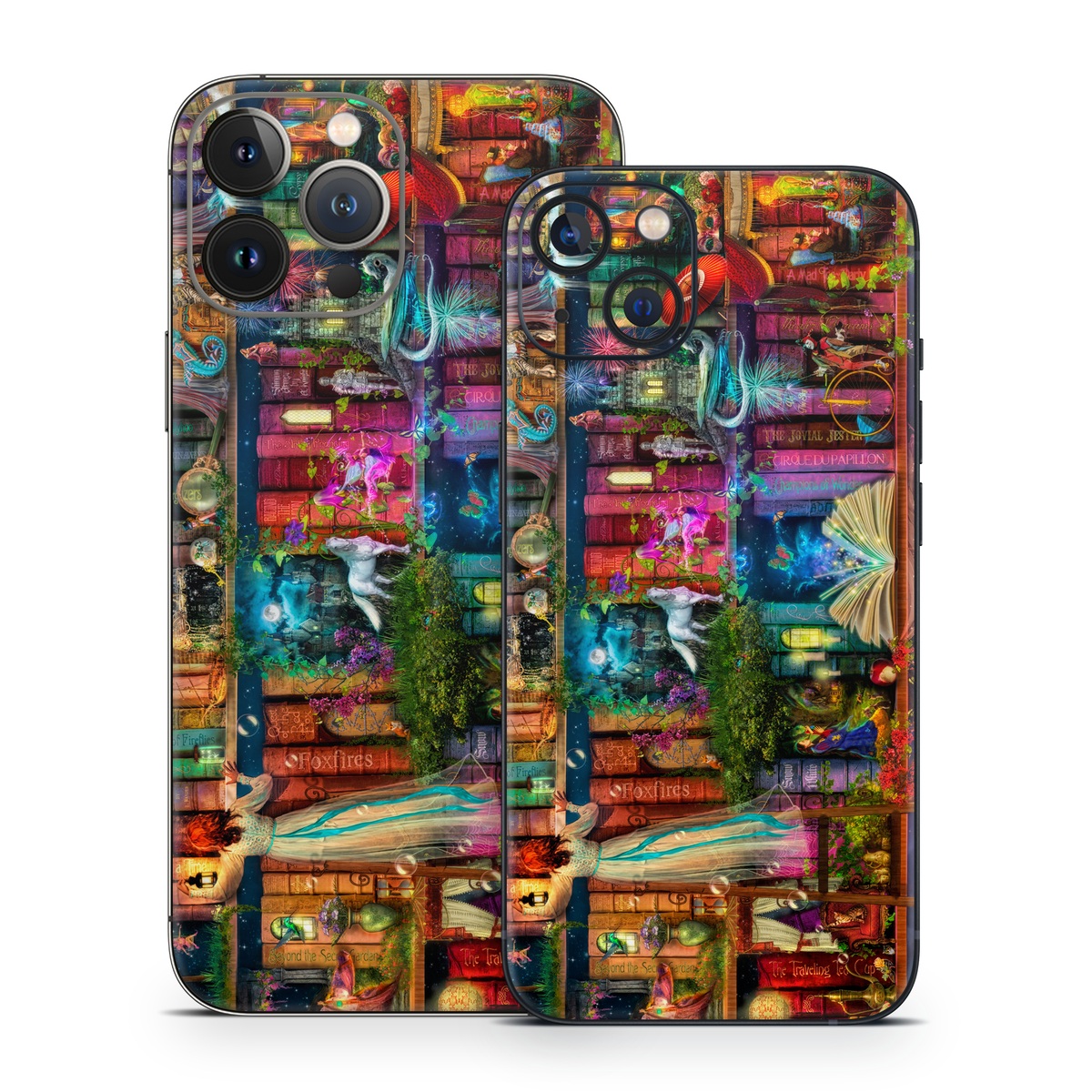 iPhone 13 Series Skin design of Painting, Art, Theatrical scenery, with black, red, gray, green, blue colors
