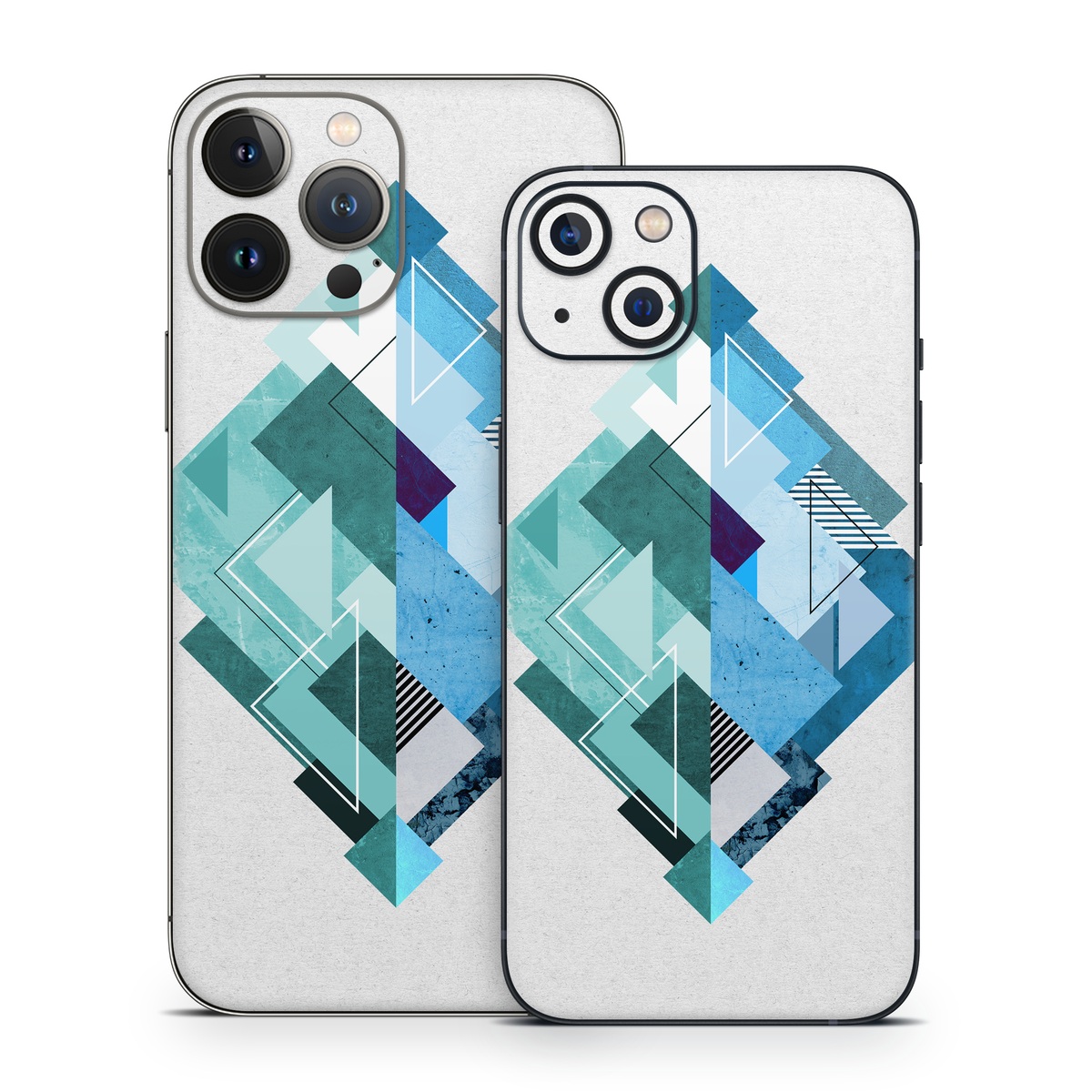 iPhone 13 Series Skin design of Blue, Turquoise, Illustration, Graphic design, Design, Line, Logo, Triangle, Graphics, with gray, blue, purple colors