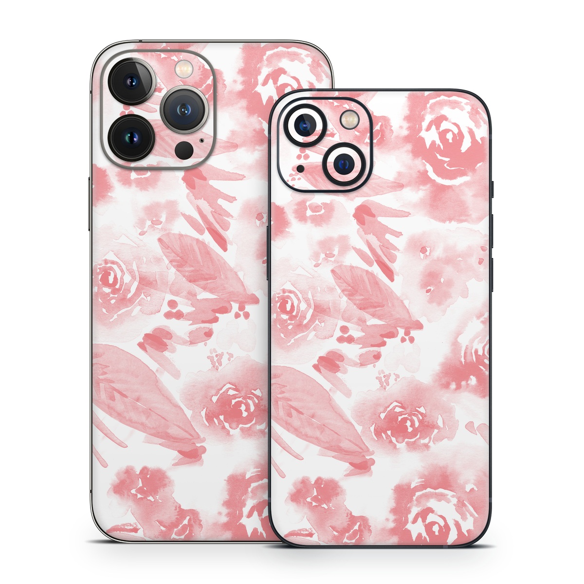 iPhone 13 Series Skin design of Pink, Pattern, Rose, Design, Floral design, Rose family, Garden roses, Petal, Flower, Textile, with white, red, pink colors