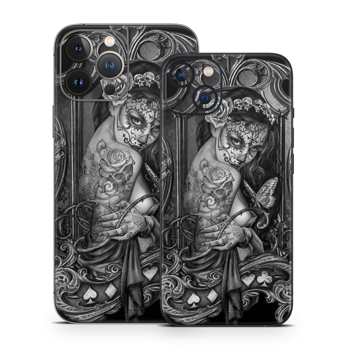 iPhone 13 Series Skin design of Style, Art, Monochrome, Black-and-white, Monochrome Photography, Visual Arts, Illustration, Painting, Drawing, with black, white, gray colors