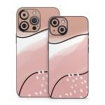 Abstract Pink and Brown iPhone 14 Series Skin