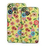 Button Flowers iPhone 14 Series Skin