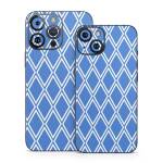 Blue Checks iPhone 14 Series Skin