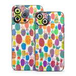 Colorful Pineapples iPhone 14 Series Skin