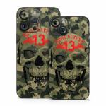 Camo Skull iPhone 14 Series Skin