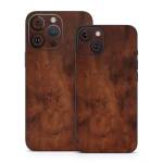Dark Burlwood iPhone 14 Series Skin