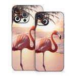 Flamingo Palm iPhone 14 Series Skin