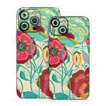 Golden Flowers iPhone 14 Series Skin