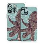 Octopus Bloom iPhone 14 Series Skin