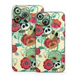 Panda Flowers iPhone 14 Series Skin