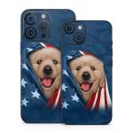Patriotic Retriever iPhone 14 Series Skin