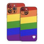 Rainbow Stripe iPhone 14 Series Skin