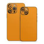 Solid State Orange iPhone 14 Skin
