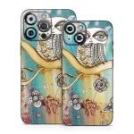 Surreal Owl iPhone 14 Series Skin