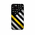 Thin Yellow Line Hero iPhone 14 Series Skin
