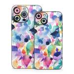 Watercolor Crystals and Gems iPhone 14 Series Skin