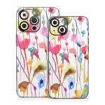 Watercolor Wild Flowers iPhone 14 Series Skin