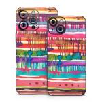 Watercolor Lines iPhone 14 Series Skin