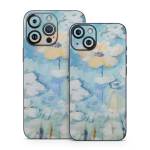 White & Blue iPhone 14 Series Skin
