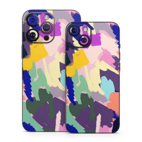 Abstract Scratches iPhone 14 Series Skin
