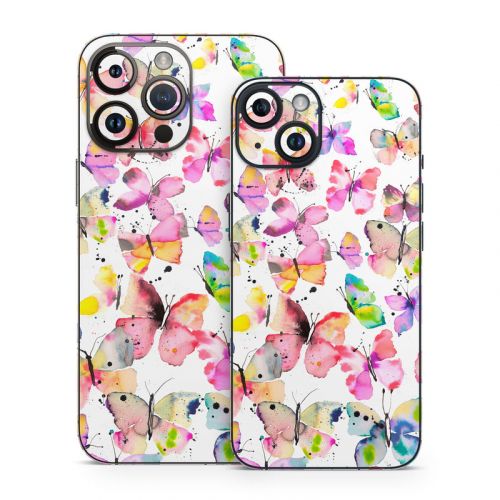 Artistic Butterflies iPhone 14 Series Skin