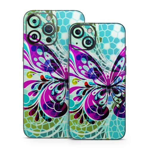 Butterfly Glass iPhone 14 Series Skin