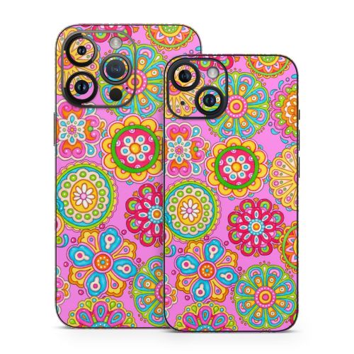 Bright Flowers iPhone 14 Series Skin