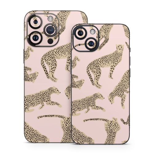 Cheetahs Pink iPhone 14 Series Skin