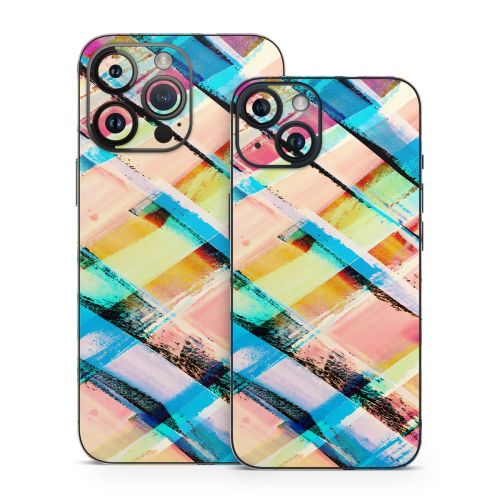 Check Stripe iPhone 14 Series Skin