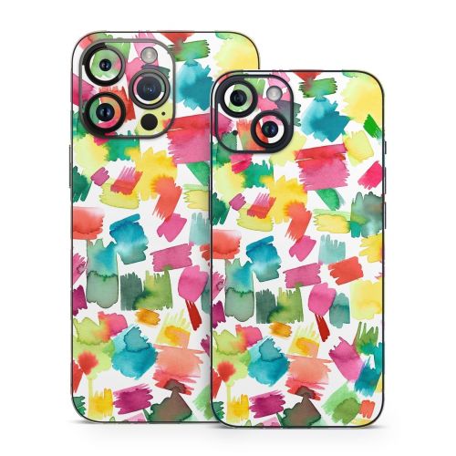 Colorful Strokes iPhone 14 Series Skin