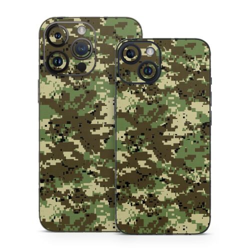 Digital Woodland Camo iPhone 14 Series Skin