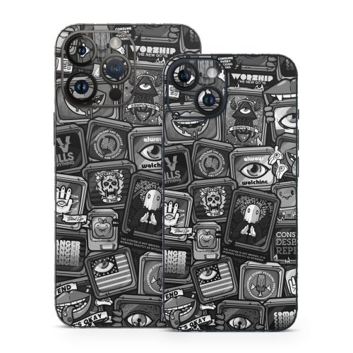Distraction Tactic B&W iPhone 14 Series Skin