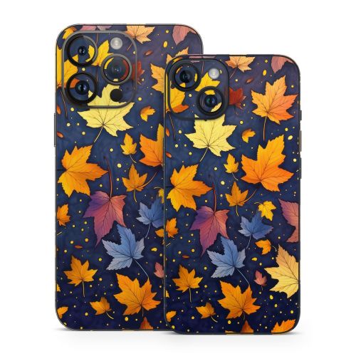 Falling Leaves iPhone 14 Series Skin