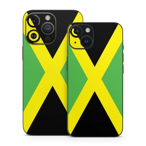Jamaican Flag iPhone 14 Series Skin