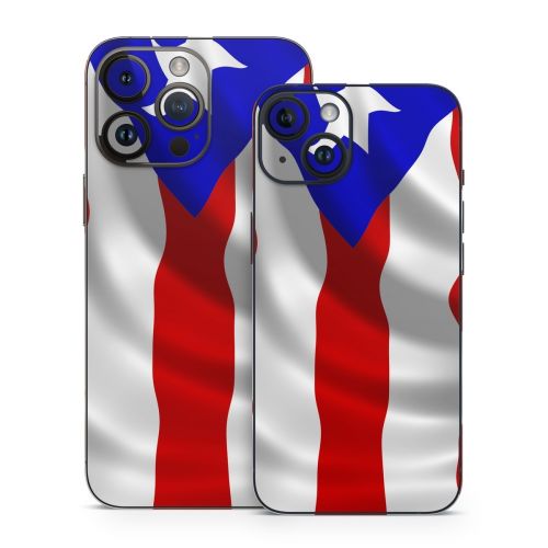Puerto Rican Flag iPhone 14 Series Skin