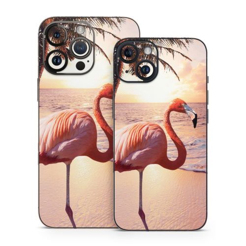 Flamingo Palm iPhone 14 Series Skin