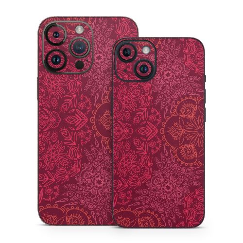 Floral Vortex iPhone 14 Skin