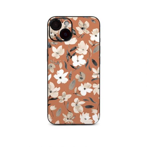 Fresh Flowers Copper iPhone 14 Series Skin