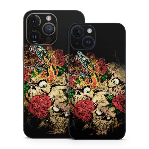 Gothic Tattoo iPhone 14 Series Skin