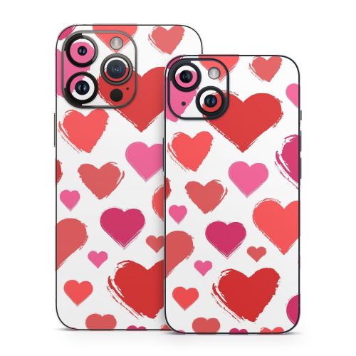 Hearts iPhone 14 Series Skin
