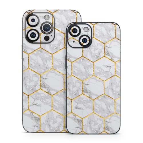 Honey Marble iPhone 14 Series Skin