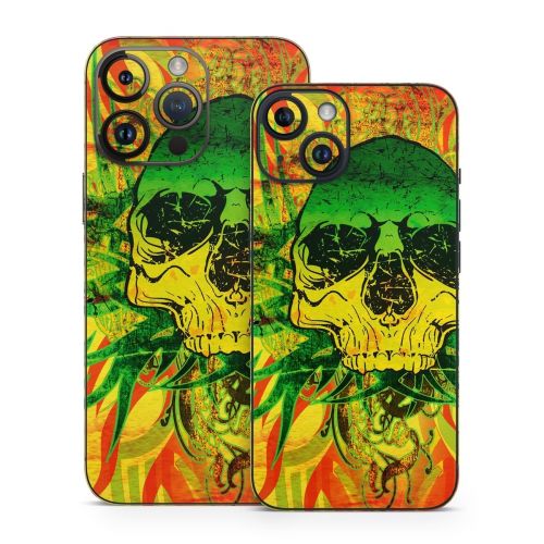 Hot Tribal Skull iPhone 14 Series Skin