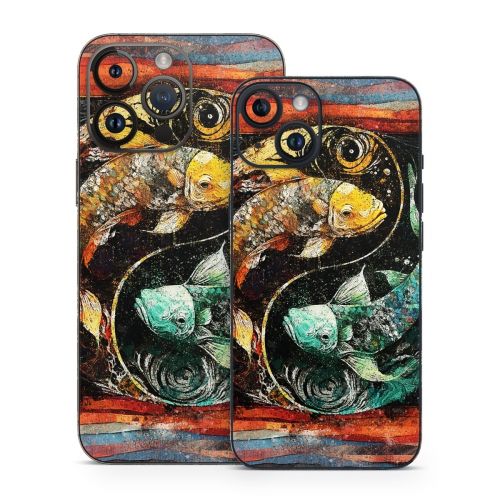 Koi Fish Yin Yang iPhone 14 Series Skin