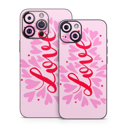 Love Hearts iPhone 14 Series Skin