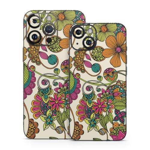 Maia Flowers iPhone 14 Series Skin