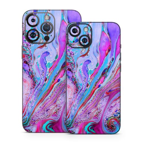 Marbled Lustre iPhone 14 Series Skin