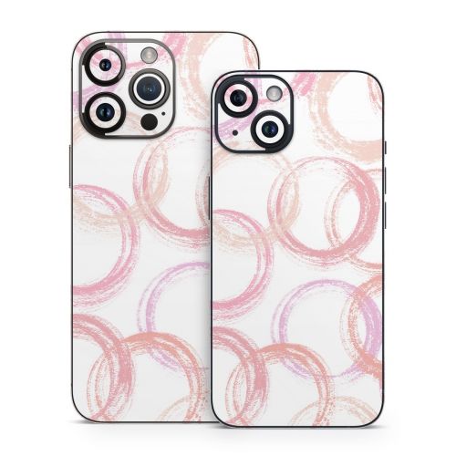 Pink Circles iPhone 14 Series Skin