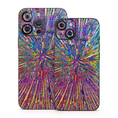 Rainbow Burst iPhone 14 Series Skin