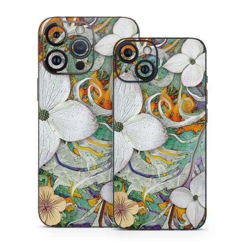 Sangria Flora iPhone 14 Series Skin